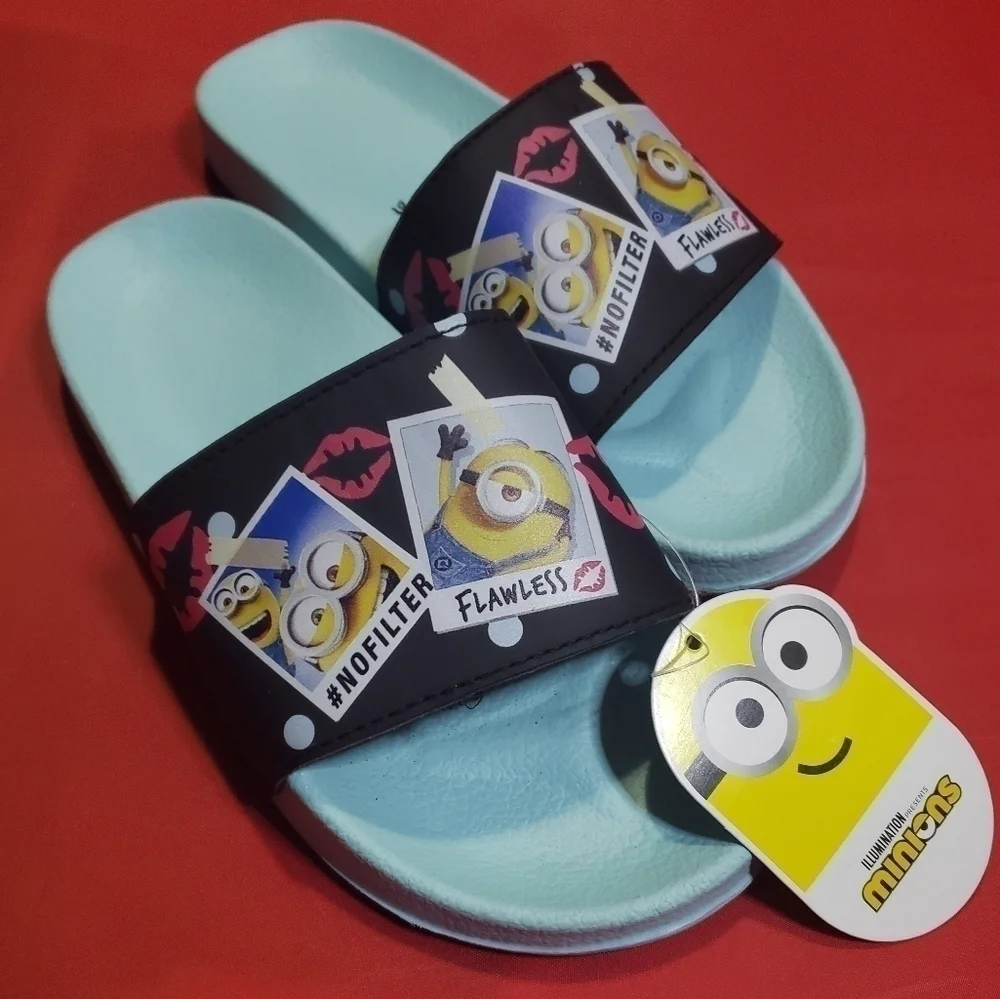 minions animated sandals for girls size 2